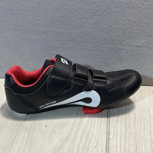 Peloton Black Athletic Cycling Shoes with Velcro Straps - Picture 6 of 11